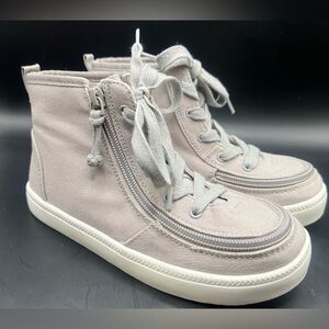 BILLY- Stylish High-Top Sneakers with wrap around Zipper, Size:‎ 1